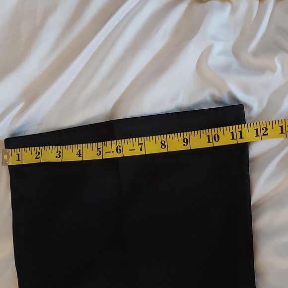 JS Collections  Women's Pants Black Formal Wide Leg Flare Long Length Size 6 - Picture 9 of 13